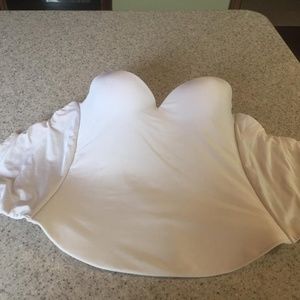 David's Bridal Bustier 36D